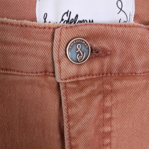 NWT SAM EDELMAN HIGH RISE DENIM SLIM STRAIGHT $99 - Picture 12 of 15